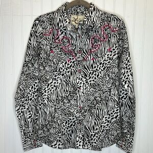 - Resistol Cowgirl Snap Up Shirt Size Medium NWT